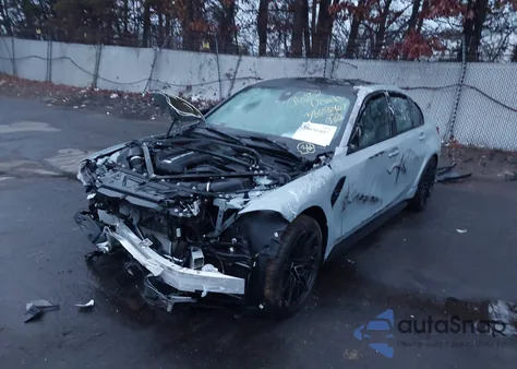 2022 BMW M3 Competition xDrive z USA, uszkodzony, nr VIN WBS43AY08NFN08667